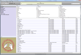 iTunes style layout