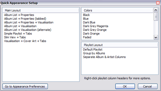 foobar2000 quick set-up